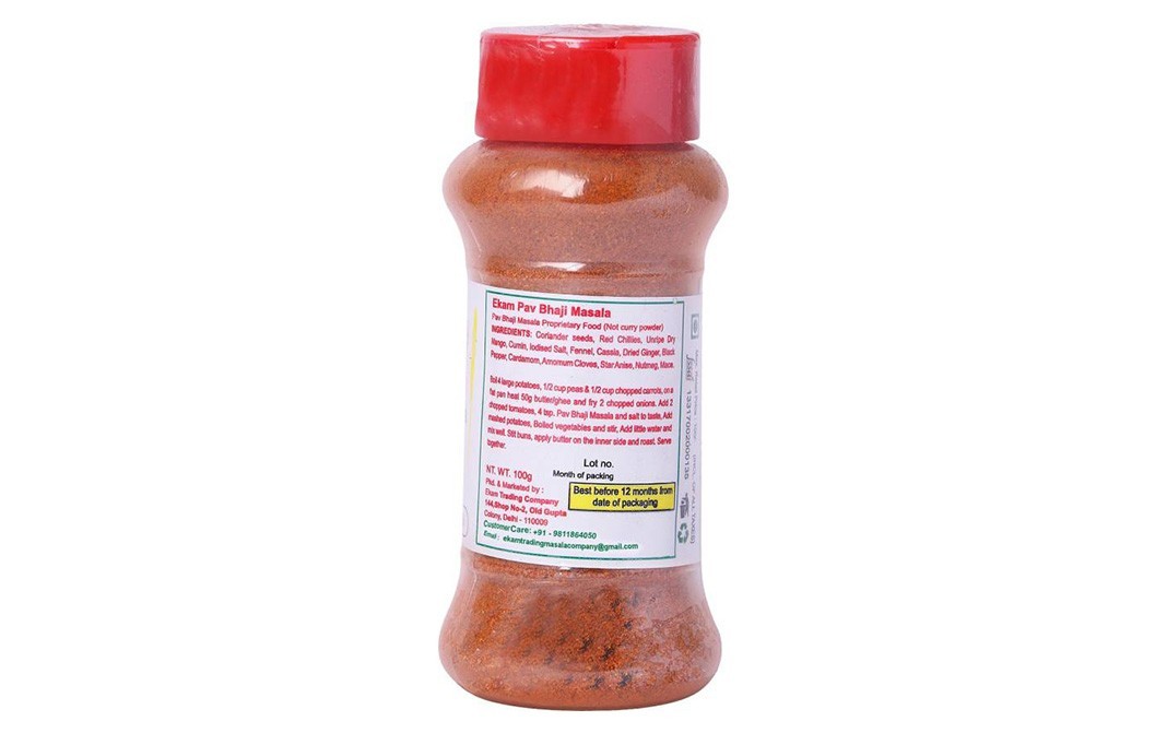 Ekam Pav Bhaji Masala    Bottle  100 grams